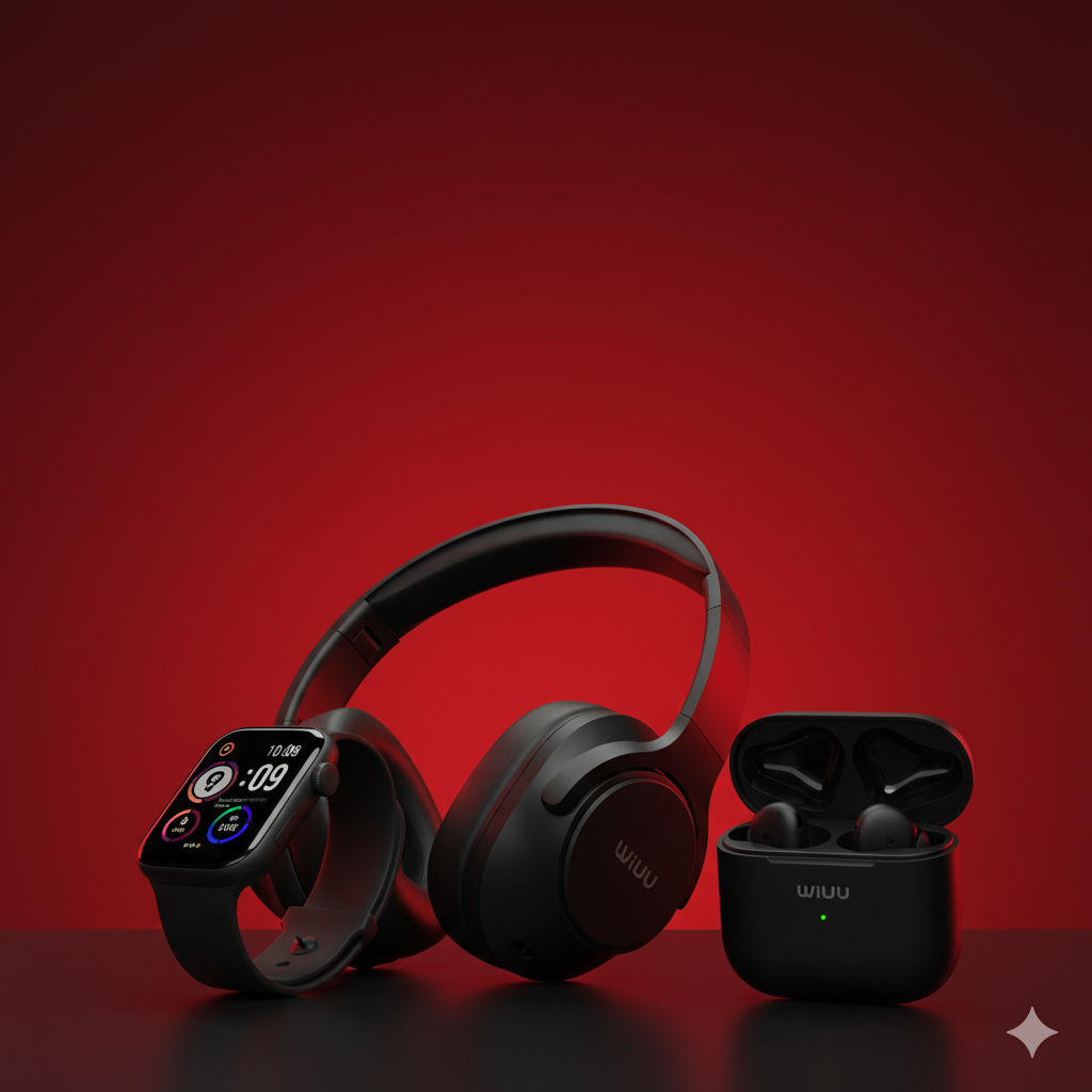 Auriculares y Smartwatches WiWU - Audio premium y relojes inteligentes
